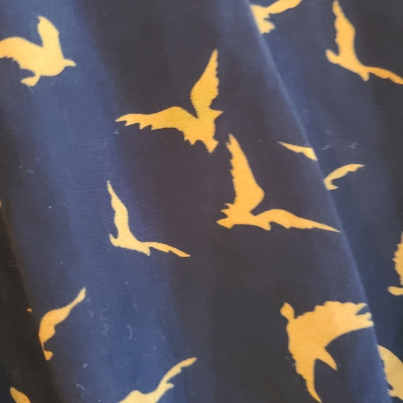 Eye Candy Blue & Gold Sleeveless Dress Size Medium - Picture 3 of 4